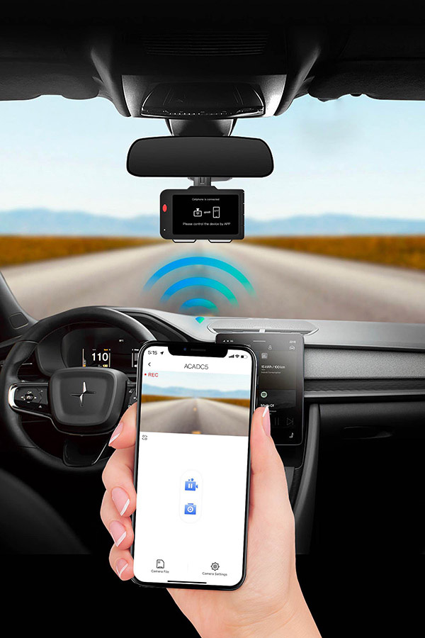 VOXX ACADC5 built in Wi-Fi smartphone app connection