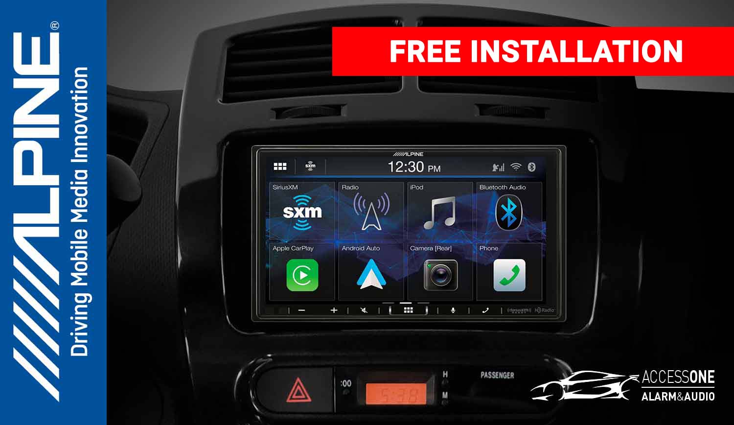 Alpine iLX-407 7-inch Shallow-Chassis Multimedia Receiver 