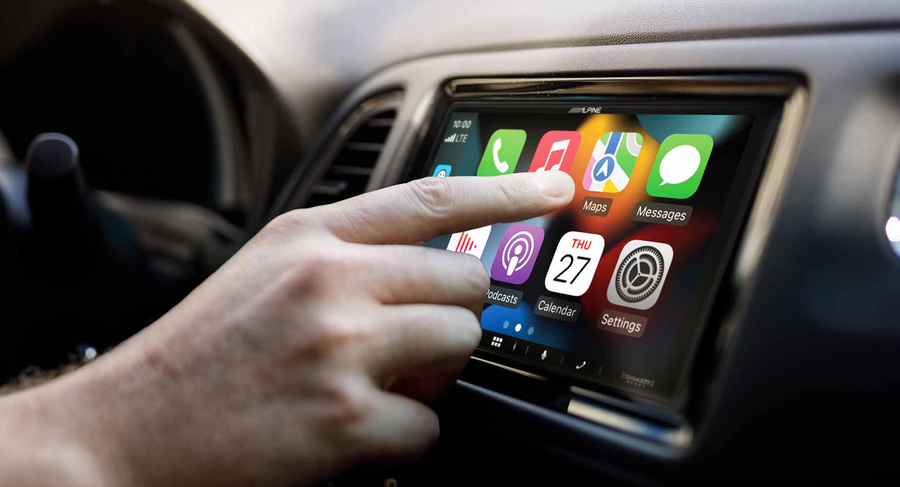 Alpine CarPlay Android Auto Touchscreen
