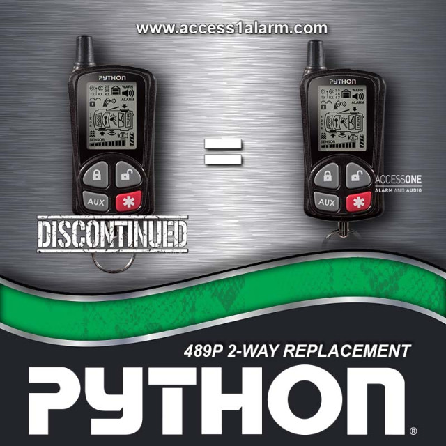 Python 489P Replacement Remote Control - Genuine Python 7341P 2-Way LCD