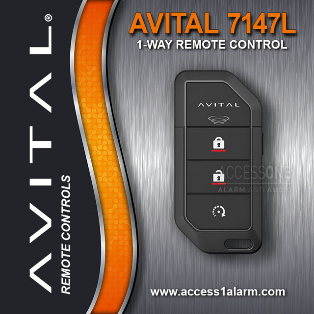 Avital 7147L 1-Way Remote Control