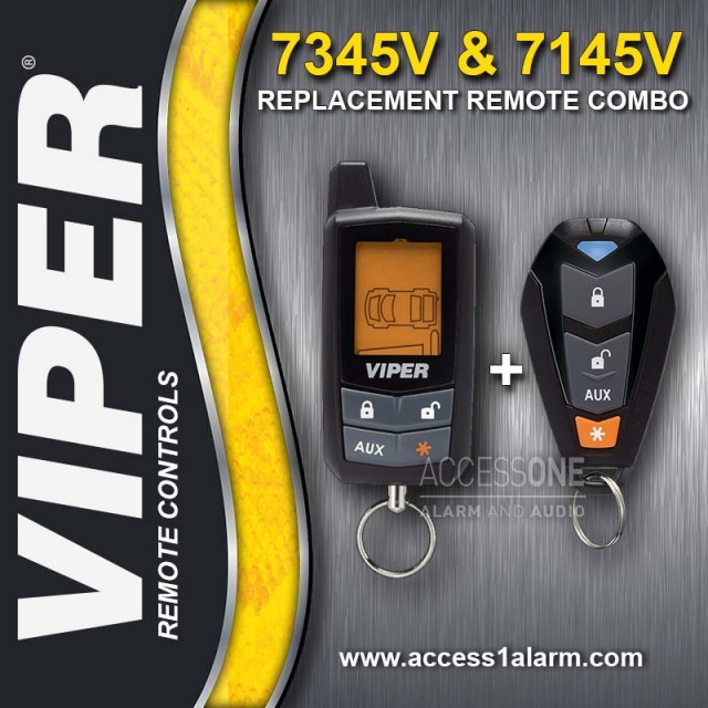 Viper 7345V + 7145V 2-Way LCD & 1-Way Remote Control Bundle