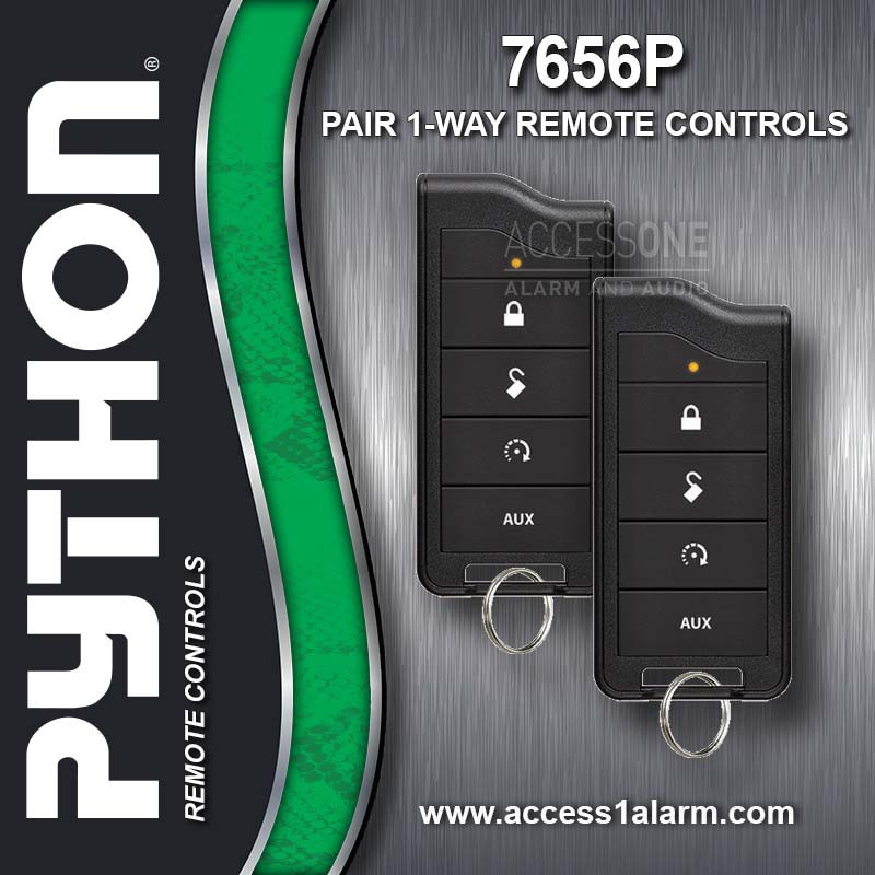 Pair of Python 7656P 1-Way 1-Mile Remote Control