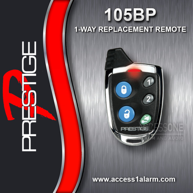 Prestige 105BP 1-Way 5-Button Remote Control 