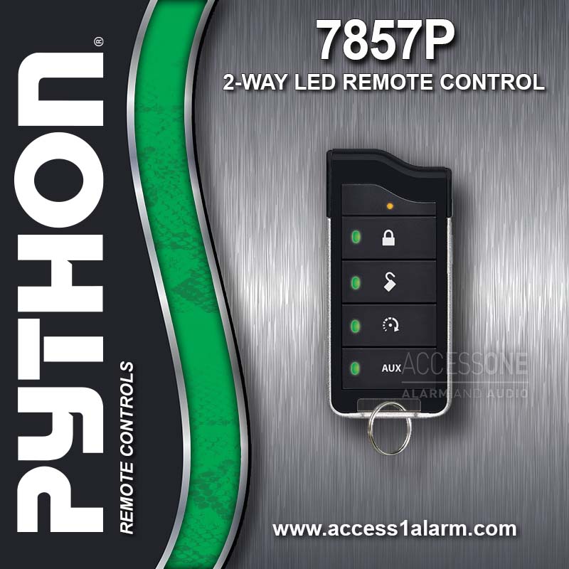 Python 7857P 2-Way LED Remote Control Replacement With Rechargeable Battery