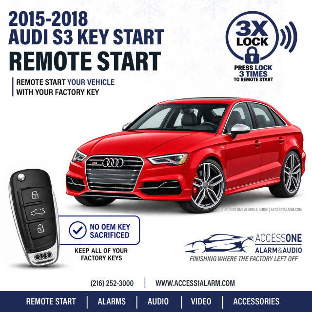 Audi S3 Factory Key Remote Start