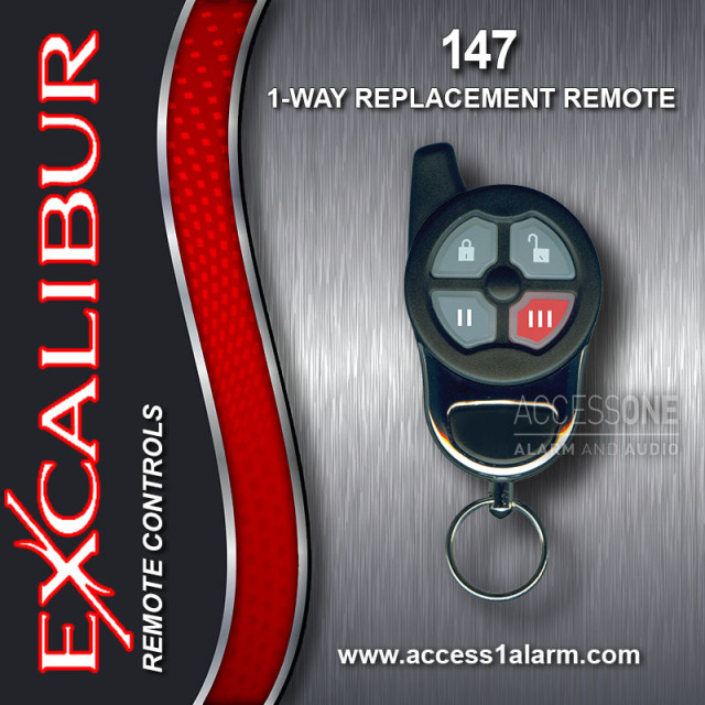 Excalibur 147 1-Way Remote Control With Start Button