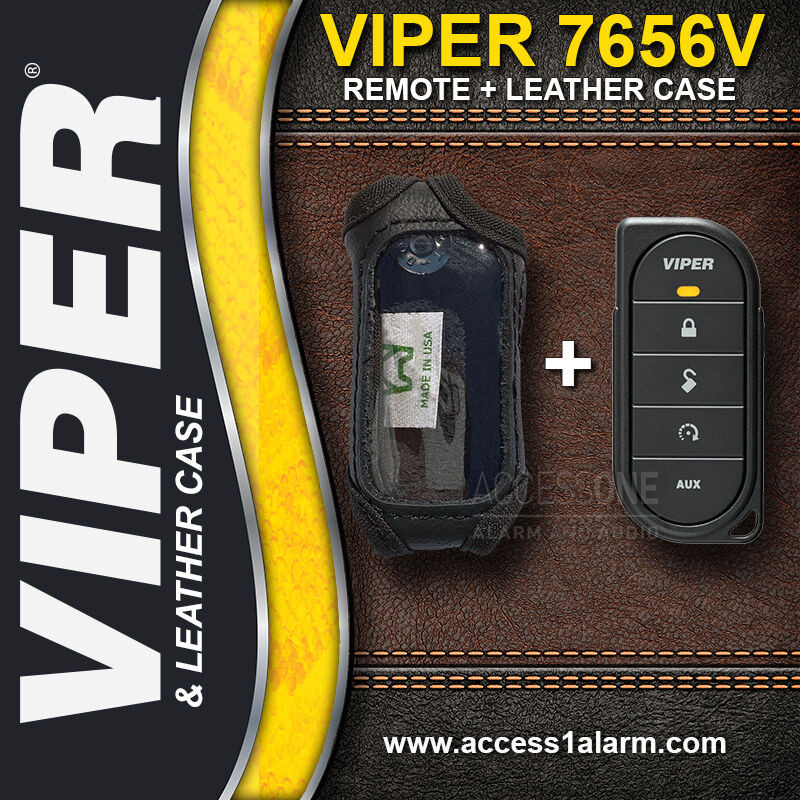 Viper 7656V 1-Way 1-Mile Remote Control With Leather Case