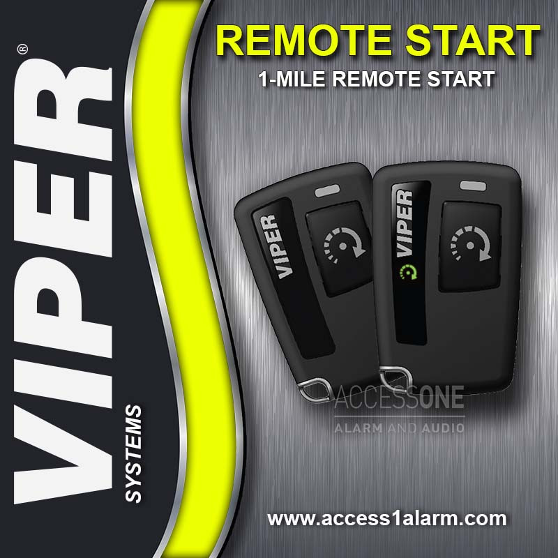 2008+ Dodge Grand Caravan Viper 1-Mile LED 1-Button Remote Start System