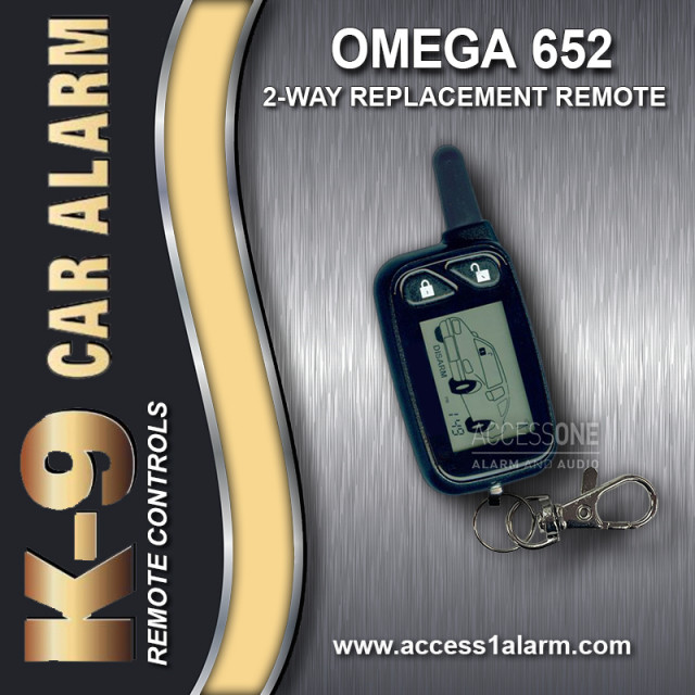 K-9 652 2-Way 1/4-Mile Range LCD Remote Control