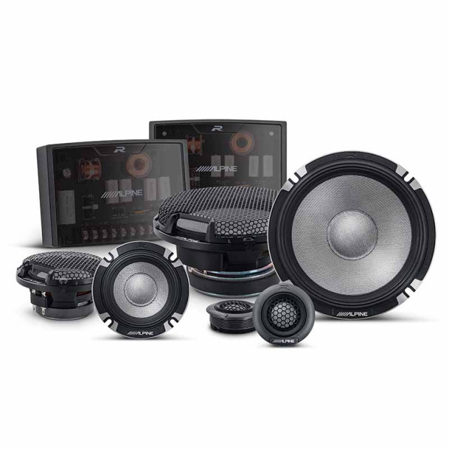 Alpine R2-S653 Pro 3-Way Components