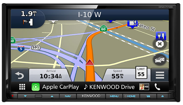 Kenwood DNX773S Navigation