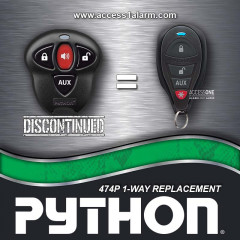 Python 474P 4-Button 1-Way Remote Control 7145P