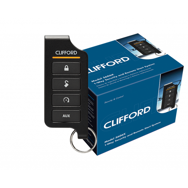 Clifford 5606X 1-Way Premium Security Remote Start System