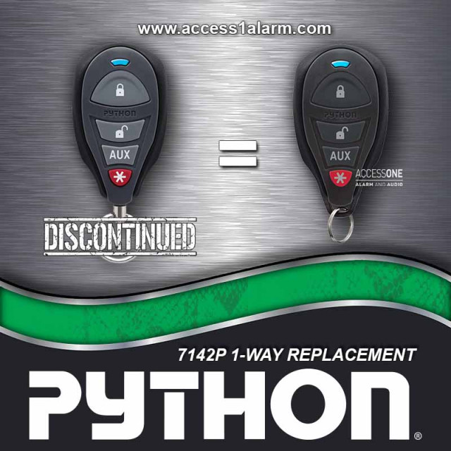 Python 7142P 4-Button 1-Way Remote Control 