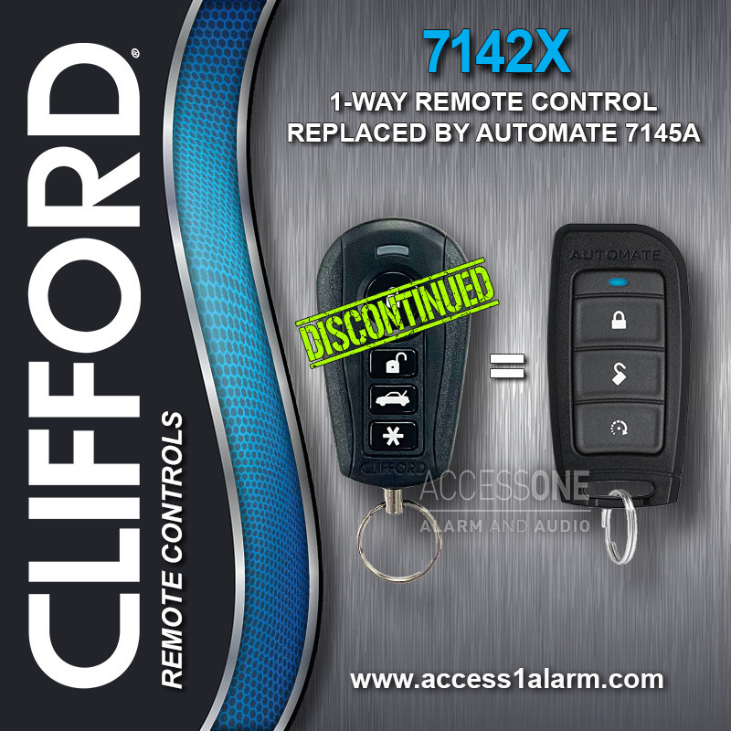 thumbnail image 2 of 2x Replacement Python Keyless Entry Remote Key Fob – For EZSDEI7141 Systems – Self-Programming 2 of 3