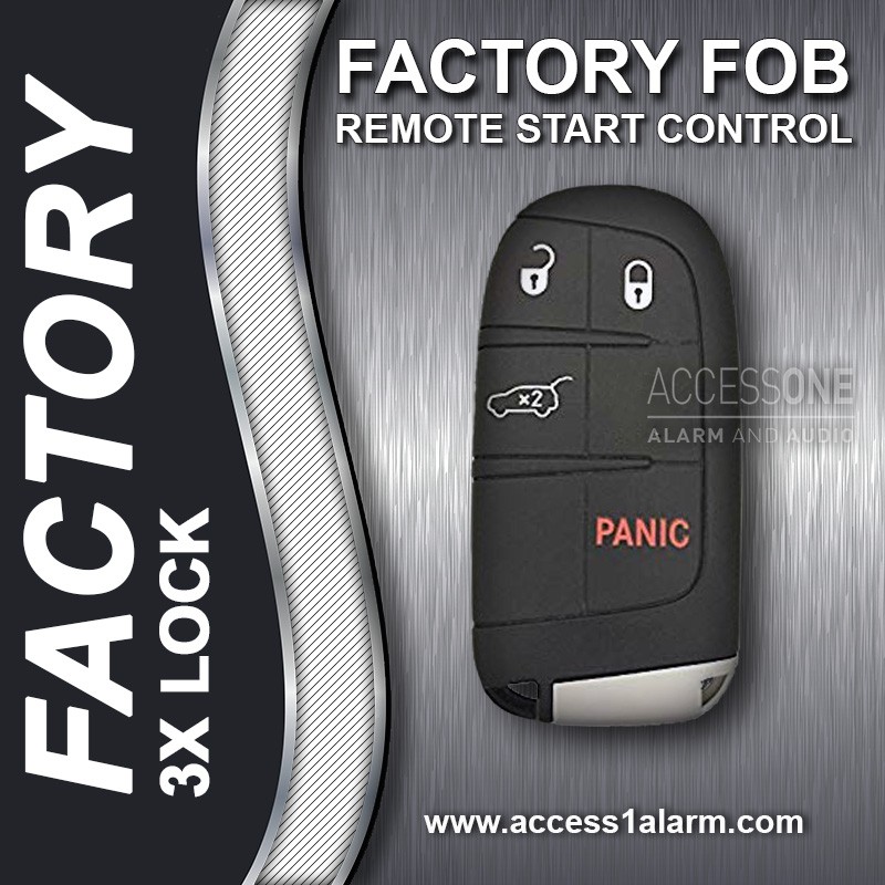 2007 - 2018 Jeep Wrangler Basic Factory Key Fob Remote Start