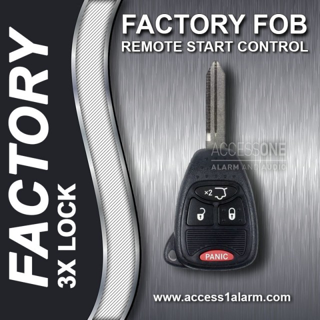 2002 - 2012 Jeep Liberty Basic Factory Key Fob Remote Start