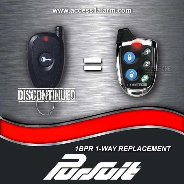 Pursuit 1BPR 1-Way 1-Button Remote Control Replacement
