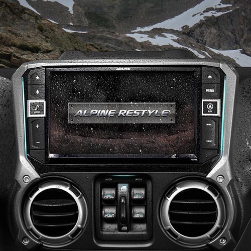 2011 - 2018 Jeep Wrangler Alpine X209-WRA-OR All-Weather 9-Inch Navigation  System