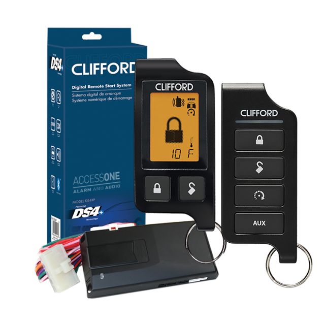 Clifford DS4 D9756X 2-Way LCD Premium Security Remote Start System