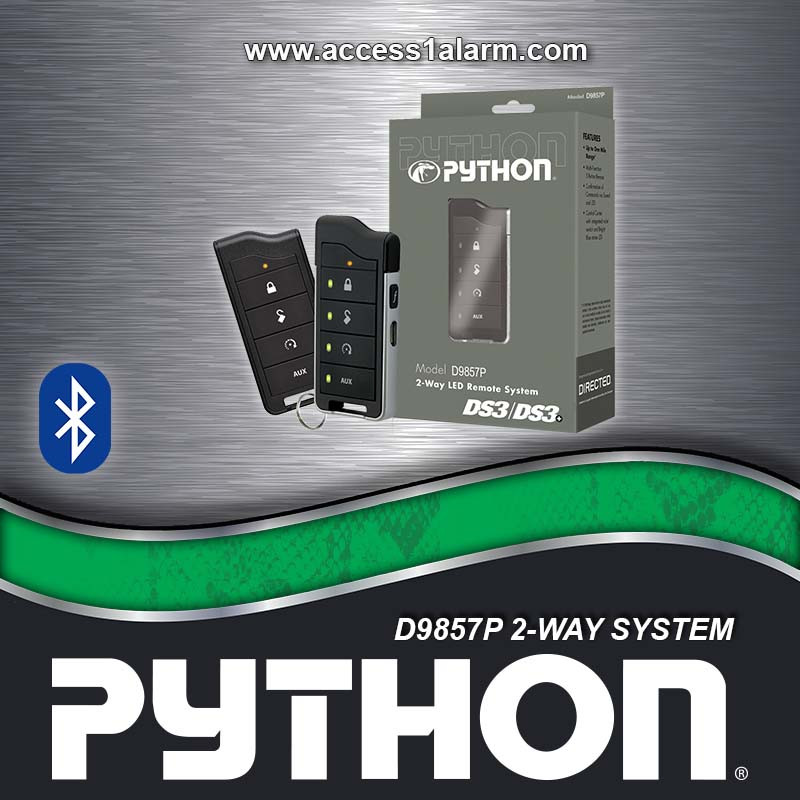Python DS4 D9857P 2-Way LED Premium Security Remote Start System