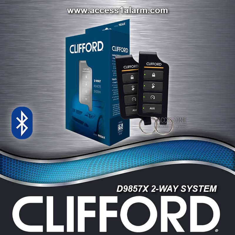 Clifford DS4 D9857X 2-Way LED Premium Security Remote Start System